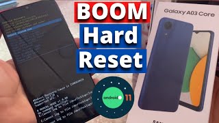 Samsung A03 CORE Pattern Unlock  A03 CORE Hard Reset [upl. by Cowden228]