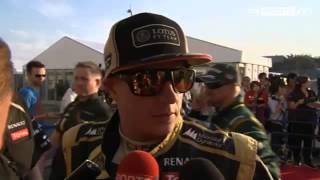 Kimi Räikkönen Interview after the Race at Japanese GP 2012 [upl. by Anelrihs]