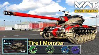 T54E1 in Action Gameplay🔥  Mwt Tank Battles mwttankbattles [upl. by Illek508]