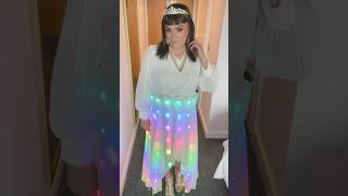 My led wedding dress I made for August LFF and makeover [upl. by Elleined]