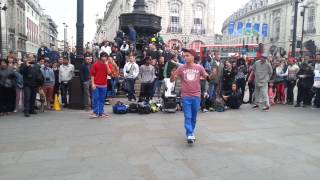 Break Dance performance in London [upl. by Airahcaz]