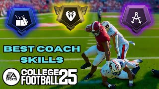 TOP 5 BEST Coach Skills In College Football 25 Dynasty [upl. by Harelda232]