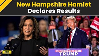 US Election Results 2024 Live Updates New Hampshire Hamlet Declares Results  Trump vs Harris [upl. by Nnyla]