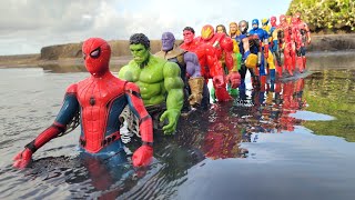 SUPERHEROES AVENGERS HULK VS SPIDERMAN IRON MAN VS THANOS THOR VS CAPTAIN AMERICA VS ANTMAN 25 [upl. by Marijane423]