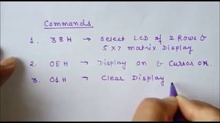 Lecture 24 Basics of LCD Interfacing  LCD interfacing with microcontroller [upl. by Lexy]