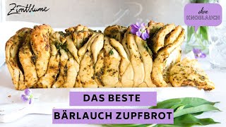 Das beste Bärlauch Zupfbrot mit frischer Hefe Perfekt zum Grillen ⭐ [upl. by Anitsugua344]