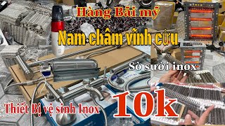 Hàng bãi mỹ sò sưởi inox quạt sò mỹ Nam châm vĩnh cửu máy hút bụi Củ sen  cây sen inox hãng [upl. by Schafer392]