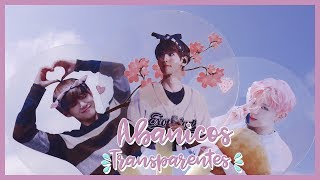 DIY KPOP  ¡Haz tus propios Abanicos  Uchiwas transparentes de tus grupos favoritos [upl. by Arte483]