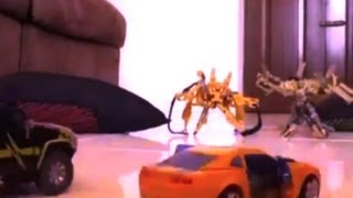 Transformers Attack On Giant  Stop motion [upl. by Ikeda]