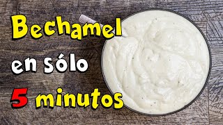 Cómo hacer SALSA BECHAMEL ► En 5 MINUTOS Fácil deliciosa y SIN GRUMOS ✅ [upl. by Panayiotis]