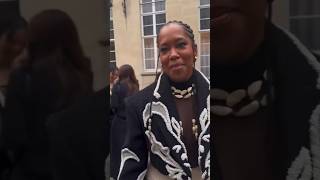 Regina King at Schiaparelli Show During Paris Fashion Week [upl. by Sidwel]