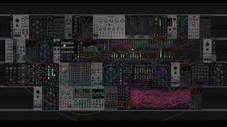 TECHNO Patch in VCV Rack with a lot of SURGE XT WAVESHAPERS [upl. by Nylesoy889]