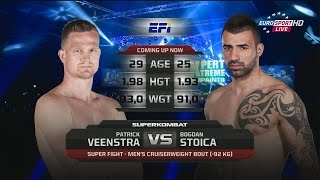 Bogdan Stoica vs Patrick Veenstra Superkombat Milan 02 October 2015 [upl. by Zina713]