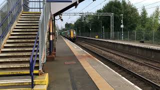 1G08 380001 GourockGlasgow Central passing Paisley St James 080924 [upl. by Annadal]