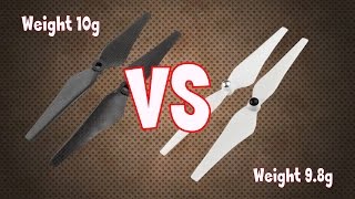 Propeller Test Carbon VS DJI Plastic [upl. by Audrit]