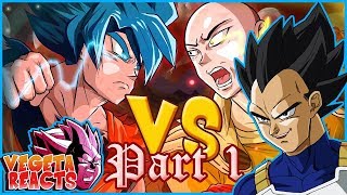 Vegeta Reacts To Saitama VS Goku  Crossover Part 1 [upl. by Nelsen25]