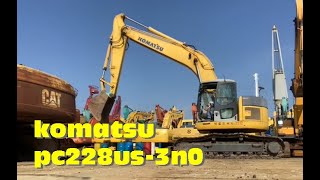 Inspection KOMATSU PC228US3N0 [upl. by Gnil77]