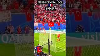 MERİH DEMİRAL FRANSIZ SPİKER  AVUSTURYA İLK GOL [upl. by Hara]