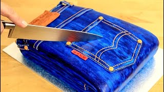 3D JEANS CAKE  Realistic Cakes That Looks Like Everyday Objects [upl. by Anirehs]