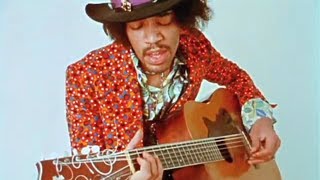 Jimi Hendrix On An Acoustic Guitar only known 2 videos RARE [upl. by Biagi57]