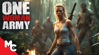 One Woman Army  Full Movie  Action Revenge Survival [upl. by Mag984]