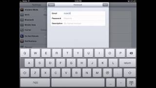 HotmailOutlookLive Email Setup on iPadiPhone [upl. by Llemor]