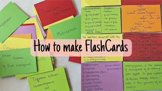 How To make Flashcards and use them in Hindi  studywithhimani [upl. by Siegler]