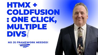 ColdFusion amp HTMX Tutorial MultiDiv Updates with One Click  Simpler Than Vue React or Angular [upl. by Nylyaj657]