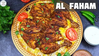 Chicken Al Faham at Home  Grilled Chicken  Arabic  Without Oven  Cooking With Passion [upl. by Arikehs428]