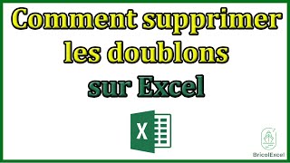 Comment supprimer les lignes doublons sur Excel [upl. by Enyawal82]