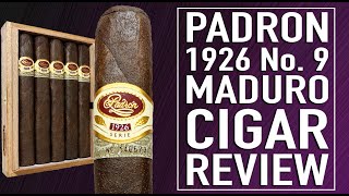 Padron 1926 No 9 Maduro Cigar Review [upl. by Redep]