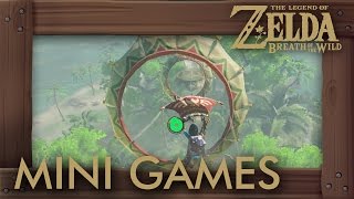 Zelda Breath of the Wild  All Mini Games [upl. by Abott833]