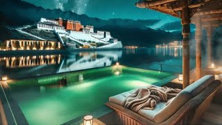 Cozy Potala Palace Hot Springs 🌙 Meditation Music for Sleep Relaxation and Stress Relief  Tibet [upl. by Karl]