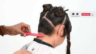 Blunt Hair Cut short hair cut  Bob cut tutorial MasterDeepakHairExpert blunthaircut shorthaircut [upl. by Cl]