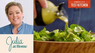 How to Make Our MakeAhead LemonGarlicChive Vinaigrette  Julia at Home [upl. by Civ]