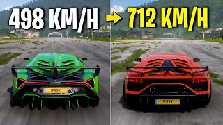 quotSpeed Monster NewTop 10 Fastest Lamborghinis in Forza Horizon 5quot [upl. by Rezeile]