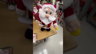 Santa Claus Gemmy at TJ Maxx christmas animatronics santa tjmaxx [upl. by Idnem]