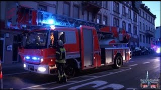 Brandverdacht in der Rathausstraße sorgt für Feuerwehreinsatz in WiesbadenBiebrich  29082013 [upl. by Emmet]