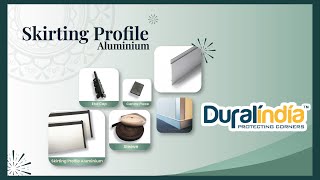 How to Install a Skirting Profile  Skirting Profile  Aluminium  Duralindia  chennai [upl. by Iaras]