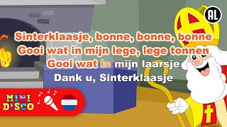 SINTERKLAASJE BONNE BONNE BONNE  Sinterklaasliedjes  Karaoke  Minidisco [upl. by Tobias]