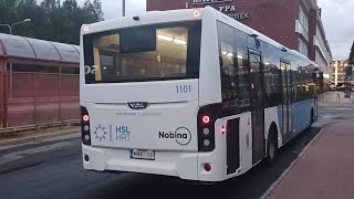 VDL Citea LLE127 ZF Ecolife Nobina 1101 [upl. by Krause251]