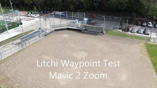 Litchi Waypoint Test with Mavic 2 Zoom [upl. by Demona960]