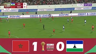 Maroc contre Lesotho 10  Éliminatoires AFCON 2025  Résumé de Match [upl. by Wesley451]