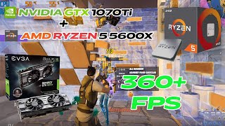 Fortnite Chapter 5 Season 2 Ryzen 5 5600X and GTX 1070 Ti 8GB  1080p Performance Mode Benchmark [upl. by Casaleggio875]