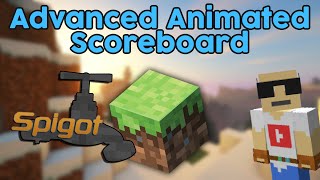 Advanced Animated Scoreboard  Spigot Minecraft Plugin  Config Tutorial [upl. by Isnan]