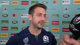 Greig Laidlaw discusses Scotlands narrow defeat to Japan [upl. by Niamreg]