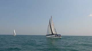 Sailing Lake Michigan  Catalina 34 amp Sabre 30 [upl. by Hsevahb114]