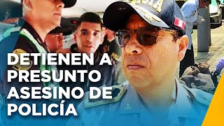 Detienen a sospechoso del asesinato de policía en Barrios Altos quotSu intensión era salir del paísquot [upl. by Billen]