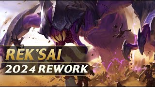 REKSAI 2024 REWORK Gameplay  League of Legends [upl. by Ree683]