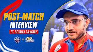 Post Match Interview ft Sourav Ganguly  IPL 2023  DC vs MI [upl. by Anela]